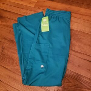 NWT Healing Hands Nurse Scrub‎ Pants Ryan Teal Medium